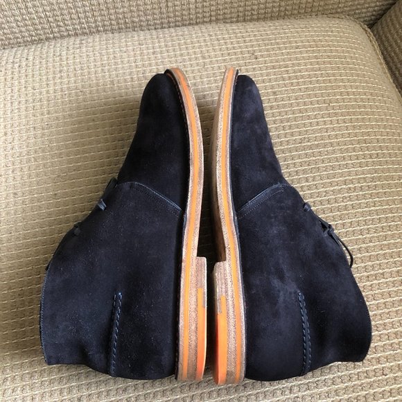 Louis Vuitton Men's Navy Suede Boots- - Picture 6 of 16